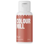 Colour Mill Oil Based Food Colouring Rust - Next Generation Oil Based Food Colouring for Baking, Decorating, Icing and Cooking Food Dye DIY Slime and Crafts Making Burgundy - 20 ml