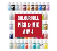 Colour Mill Oil-Based Food Colouring Selection Four Favourites: (4 x 20ml)