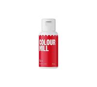 Colour Mill Oil Based Red 20ml - Next Generation Oil Based Food Colouring for Baking, Decorating, Icing and Cooking Food Dye DIY Slime and Crafts 20ml