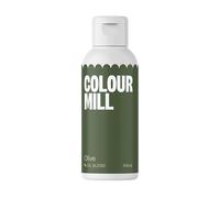 Colour Mill Food Colouring Olive 100ml - Next Generation Oil Based Food Colouring for Baking, Decorating, Icing and Cooking Food Dye DIY Slime and Crafts - 100 ml
