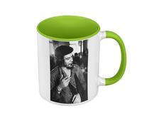 Colour Mug Premium Quality Green - Che Guevara Cuba Communism 1959 Cigar Character Historical - Mug with Coloured Handle and Interior