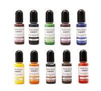 Colour Pigments for Casting Powder, 10 Colours Colour for Casting Powder, Liquid Colour Pigments for Casting Powder, DIY Production Cement Coating Coloured Pigments
