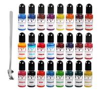 Colour Pigments for Casting Powder, 10 ml x 24 Colours Set, Paint for Casting Powder, Colour Pigments for Concrete, Model Making, Easily Soluble Powder, DIY and Creative Projects