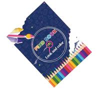 Colour Search Book, Cartoon Painting Activity for Teenagers for Relaxation, Interactive Search and Find Game Colour Toy for Girls for Home Library Holiday Travel