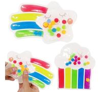 Colour Sorting Toys for Toddlers,Toddler Toys,1 Pentagram and 1 Clouds Shape Colour Sorting Toys,Fidget Toys for Toddlers to Improve Learning Focus Color Discrimination Ability for 14+ Years Old