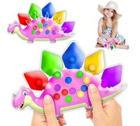 Colour Sorting Toys for Toddlers,Toddler Toys,Dinosaur Colour Sorting Toys,Fidget Toy for Toddlers Activities Math Skills Games Fine Motor Quiet Travel Essential