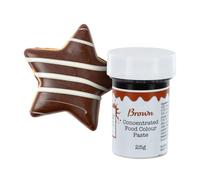 Colour Splash Concentrated Food Colouring Paste | Brown | Vibrant Edible Colour For Baking, Colours Fondant, Buttercream, Cake Mix - 25g