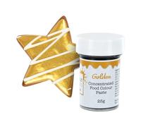 Colour Splash Concentrated Food Colouring Paste | Golden | Vibrant Edible Colour For Baking, Colours Fondant, Buttercream, Cake Mix - 25g