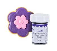 Colour Splash Concentrated Food Colouring Paste | Purple | Vibrant Edible Colour For Baking, Colours Fondant, Buttercream, Cake Mix - 25g
