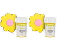 Colour Splash Concentrated Food Colouring Paste | Yellow | Vibrant Edible Colour For Baking, Colours Fondant, Buttercream, Cake Mix - 25g (Pack of 2)
