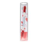 Colour Splash Edible Food Colouring Pen, Dual Tip Icing Pens, Food-Safe Paint Markers for Writing Messages & Drawing on Cakes & Cupcakes, Colourful & Easy to Use - Red 2ml