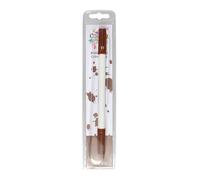 COLOUR SPLASH Edible Food Colouring Pen, Dual Tip Icing Pens, Food-Safe Paint Markers for Writing Messages & Drawing on Cakes & Cupcakes, Colourful & Easy to Use - Brown 2ml, 75140