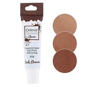 Colour Splash Food Colouring Gel, Edible Ingredients, Highly Concentrated, Easy to Use Squeezy Tubes, Transform Plain Cakes Into Bright, Eye-Catching Creations, Dark Brown 25 g