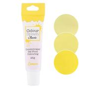 Colour Splash Food Colouring Gel | Lemon Yellow | Highly Concentrated Gels, Easy To Use Squeezy Tubes, Edible Ingredients, Transform Plain Cakes Into Bright, Eye-Catching Creations - Lemon Yellow 25g
