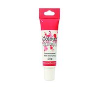 COLOUR SPLASH Food Colouring Gel Tube, Edible Ingredients, Highly Concentrated Gels, Easy to Use Squeezy Tubes, Transform Plain Cakes Into Bright, Eye-Catching Creations - Strawberry 25g