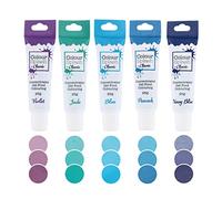 Colour Splash Food Colouring Gels, Blues 5 Pack, Highly Concentrated Gels, Easy to Use Squeezy Tubes, Transform Plain Cakes Into Bright, Eye-Catching Creations - Multipack