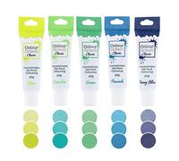 Colour Splash Food Colouring Gels, Greens 5 Pack, Highly Concentrated Gels, Easy to Use Squeezy Tubes, Transform Plain Cakes Into Bright, Eye-Catching Creations - Multipack