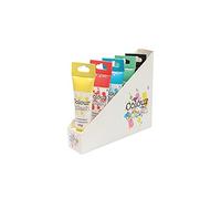 Colour Splash Food Colouring Gels, Primary 5 Pack, Highly Concentrated For Baking And Cake Decorating, Easy to Use Squeezy Tubes, Black, Green, Lemon, Red, & Blue, Starter Set