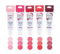 Colour Splash Food Colouring Gels, Reds 5 Pack, Highly Concentrated Gels, Easy to Use Squeezy Tubes, Transform Plain Cakes Into Bright, Eye-Catching Creations - Multipack