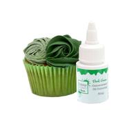 Colour Splash Oil Based Food Colour | Dark Green | Vibrant Edible Colour For Baking, Colours Buttercream, Cake Mix, Chocolate - 30ml