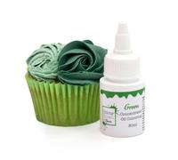 Colour Splash Oil Based Food Colour | Green | Vibrant Edible Colour For Baking, Colours Buttercream, Cake Mix, Chocolate - 30ml