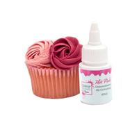 Colour Splash Oil Based Food Colour | Hot Pink | Vibrant Edible Colour For Baking, Colours Buttercream, Cake Mix, Chocolate - 30ml