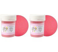 COLOUR SPLASH Pearl Food Colouring Dusts, Lustre Dust for A Pearlescent Finish to Cake Surfaces Or Decorations, Create A Rainbow Cake Kit with an Assortment of Glistening Colours - Pink 5g (Pack of 2)