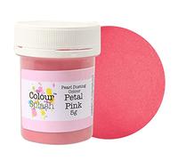 COLOUR SPLASH Pearl Food Colouring Dusts, Lustre Dust for A Pearlescent Finish to Cake Surfaces Or Decorations, Create A Rainbow Cake Kit with an Assortment of Glistening Colours - Pink 5g