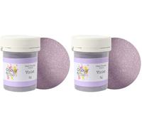 Colour Splash Pearl Food Colouring Dusts, Lustre Dust for A Pearlescent Finish to Cake Surfaces Or Decorations, Create A Rainbow Cake Kit with an Assortment of Glistening Colours - Violet (Purple) 5g