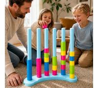 Colour Stack Challenge Game, Colour Brain Teaser for Family Games，1PCS