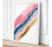 Colour Studies Minimalist Canvas Wall Art Print 30x20 Inch (76 x 51 cm)