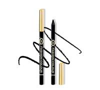 Colour Super Gliding Kajal | Kajal Black Waterproof Smudge Proof | Long Lasting | High Intensity | Creamy | Jet Black | One Stroke Smooth Application | 24 Hr Long Stay | Kohl-Black (1.2g)