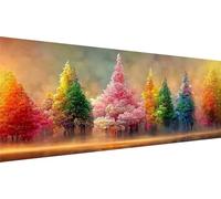 Colour Tree Diamond Art Kits Adults, DIY 5D Diamond Painting Kits for Kids Full Round Drill Embroidery Large Size Diamond Art Gem Crystal Art for Home Wall Decor Gifts 100x40cm/40x16in E-67