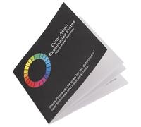 Colour Vision Test Chart Book for Drivers, Black Paper Eye Chart