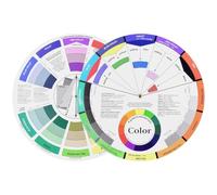 - Colour Wheel, Double Layer Painting Guide, 9 Inch Mixing Table for Life