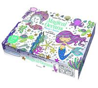 Colour Your Own Magical Oceans Book + Puzzle