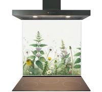 Colour2Glass Printed Toughened Glass Splashback for Kitchen, Tempered Heat-Resistant Glass Splashbacks with Polished Edges for Cooker and Hob Backsplash (Design 2288, 60 x 80cm)