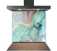 Colour2Glass Printed Toughened Glass Splashback for Kitchen, Tempered Heat-Resistant Glass Splashbacks with Polished Edges for Cooker and Hob Backsplash (Design 2046, 60 x 75cm)