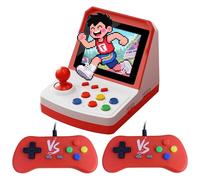 Colourbing A6 Retro Handheld Game Consoles - Support 1000+Classic Games，3.2Inch Screen，Mini TV Style，Support Connecting TV and Two Players Ready - Gift for Boys and Girls,Video Games for Partner(Red)