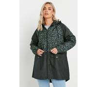 Colourblock Lightweight Parka Jacket Yours Green 30-32