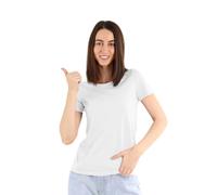 colourboo Ultra-Soft White Organic Cotton T-Shirt (Short Sleeve) Unisex Fit, 150gsm, Relaxed & Contemporary