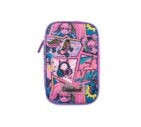 Colourbook - Abstract School 1 Zip Pencil Case, Funny Skater, modern