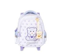 Colourbook - Coccolotti School Backpack Trolley Bag Includes a Love&Tell Extendable Handle Dimensions 38 x 25 x 12 Officially Licensed Product Classic Purple M Casual