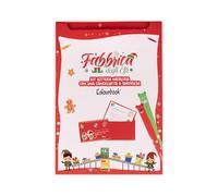 Colourbook - Colourbook Christmas Letter Kit with Erase, Writing Set with Letter, Envelope, Stickers and Door Hanger, Gift Idea for Children