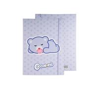 Colourbook - Elastic Closure, Coccolotti Love & Tell Document Holder, 1 cm Spine, Size 25 x 35 cm (Classic Lilac)