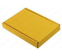 ☆Coloured Boxes☆C6 Box: 6.4" x 4.3" x 0.8" (16.3cm x 11cm x 2cm) PIP Large Letter Cardboard Shipping Boxes ☆Quantity: 50 (Yellow)