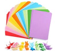 Coloured Card, 100 Sheets, A4 70gsm Coloured Art Paper,10 Color 29.7x21cm