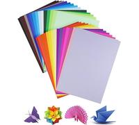Coloured Card A4-60 Sheets Pack, 30 Assorted Colours, Perfect for Drawing Sketching, Coloured Paper Craft Paper Colourful Paper Printer Paper