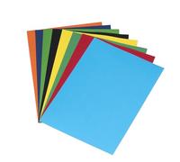 Coloured Card, A4 Coloured Card Stock, 180 GSM A4 Coloured Card Pack, 80 Sheet, 8 Assorted Colours, Fade-Proof Craft Cardstock for Paperwork, Home, DIY Arts & Creative Projects