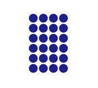 Coloured Dot Stickers Multicolor 100 Sheets(Dark Blue)
